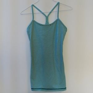 Lululemon tank top with bra